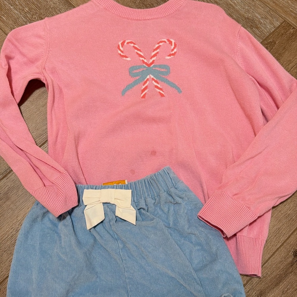 The Beaufort Bonnet Company Pink Candy Cane Sweater